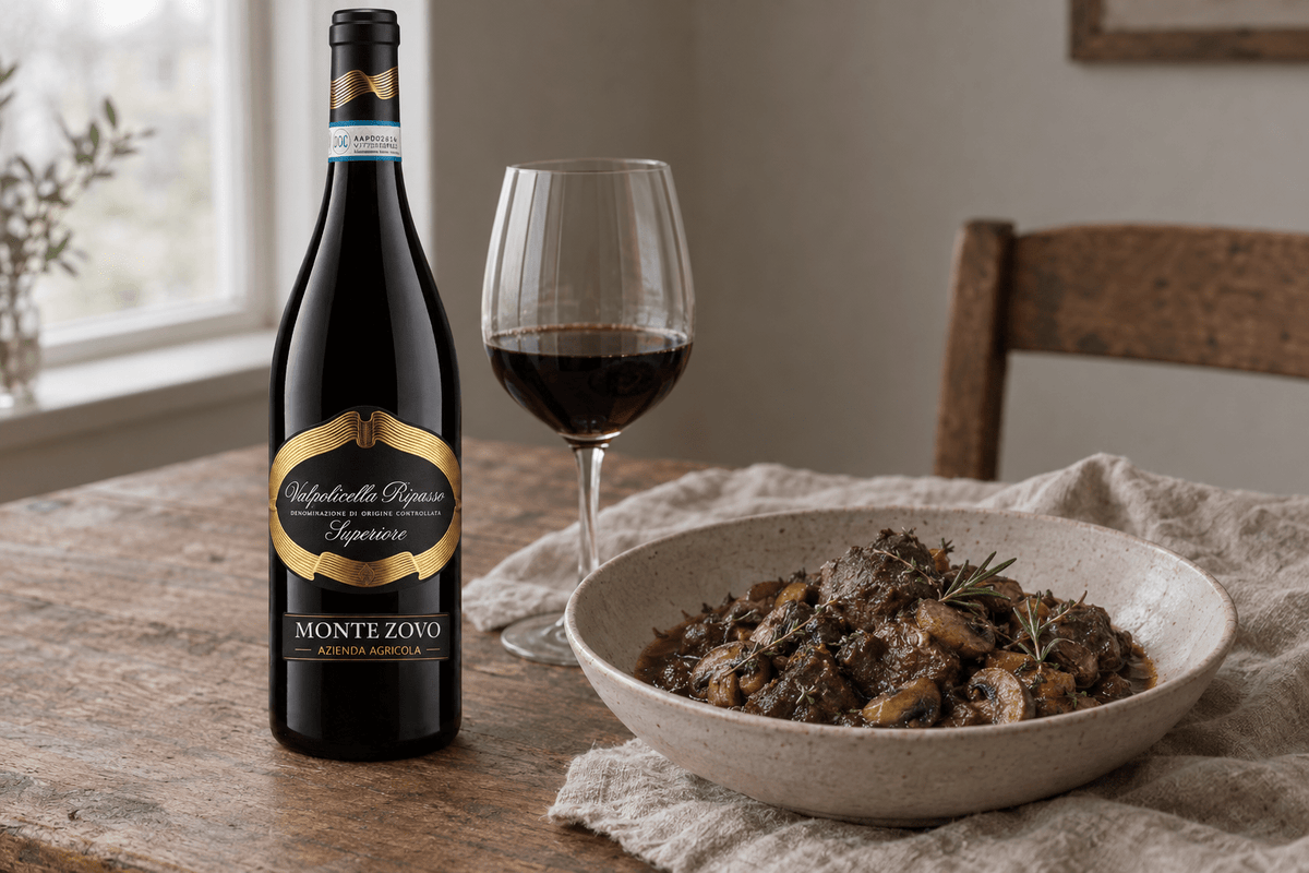 Vino Tinto Monte Zovo Valpolicella Ripasso Superiore - La Cava