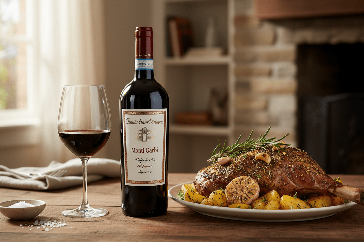 Vino Tinto Monti Garbi Valpolicella Superior Ripasso , Verona- Vino de Italia - La Cava