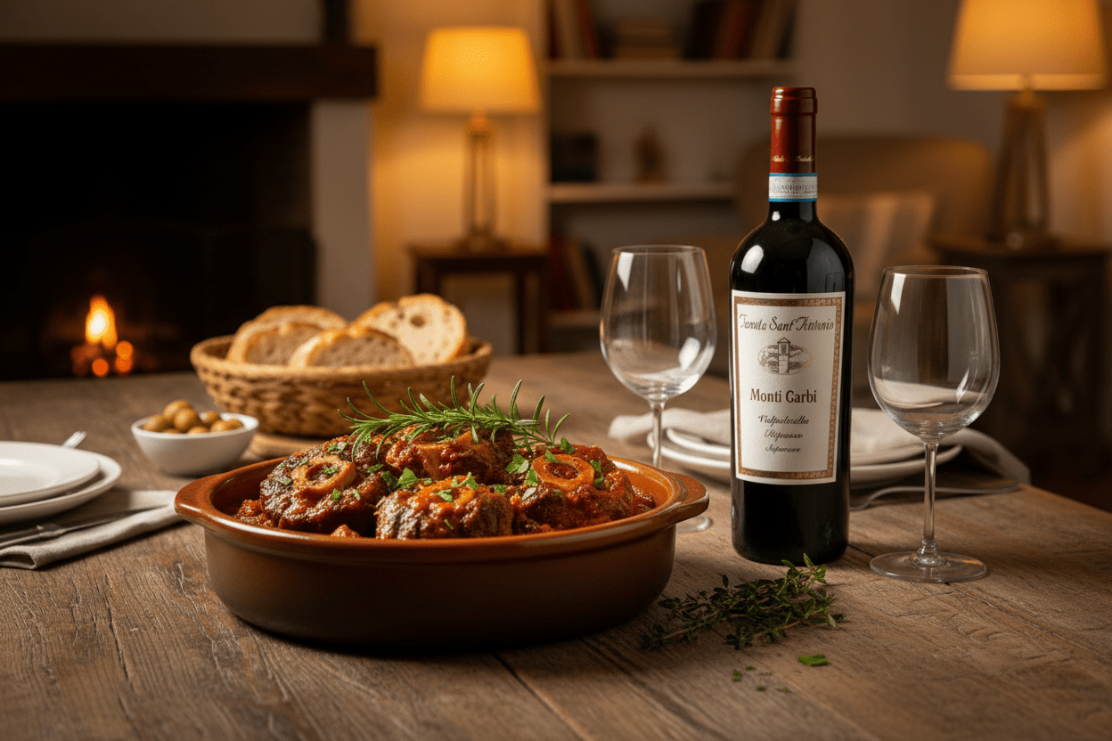 Vino Tinto Monti Garbi Valpolicella Superior Ripasso , Verona- Vino de Italia - La Cava