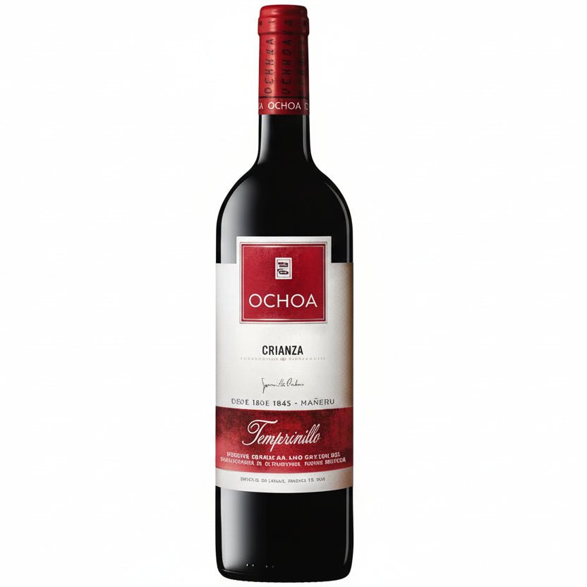 Vino Tinto Ochoa Crianza 500ml Tempranillo D.O. Navarra - Vino de España - La Cava