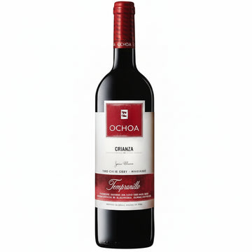 Vino Tinto Ochoa Crianza 750ml Tempranillo y Merlot D.O. Navarra - Vino de España - La Cava