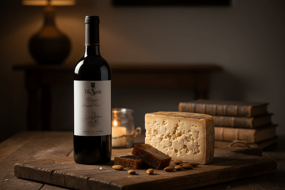 Vino Tinto Pago de Santa Cruz 750ml Viña Sastre D.O. Ribera del Duero - Vino de España - La Cavaslider_item_HiMBLA