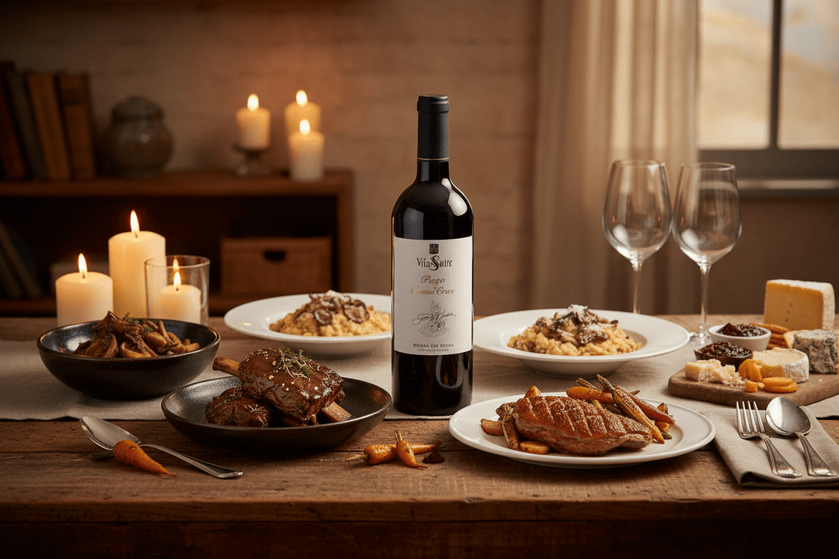 Vino Tinto Pago de Santa Cruz Gran Reserva 750ml, Ribera del Duero España - La Cava
