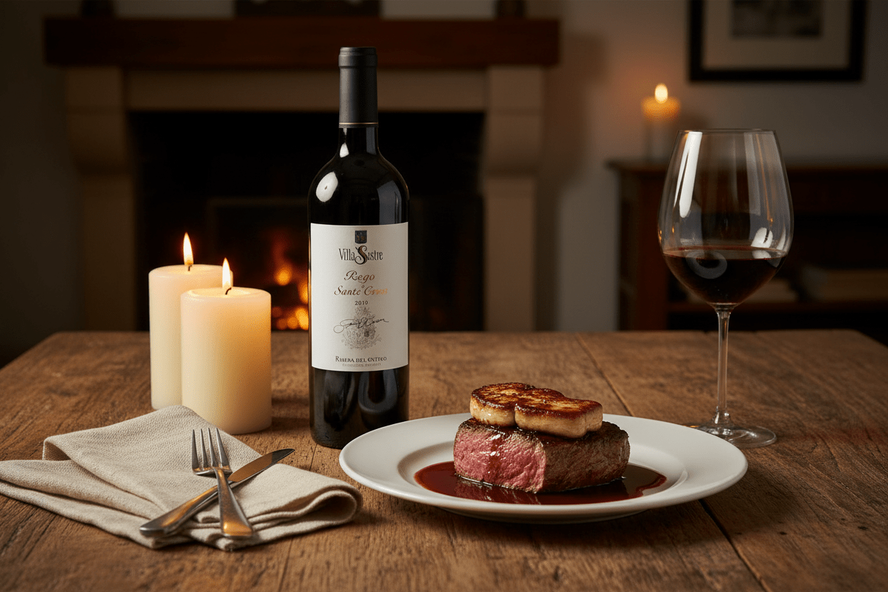 Vino Tinto Pago de Santa Cruz Gran Reserva 750ml, Ribera del Duero España - La Cava
