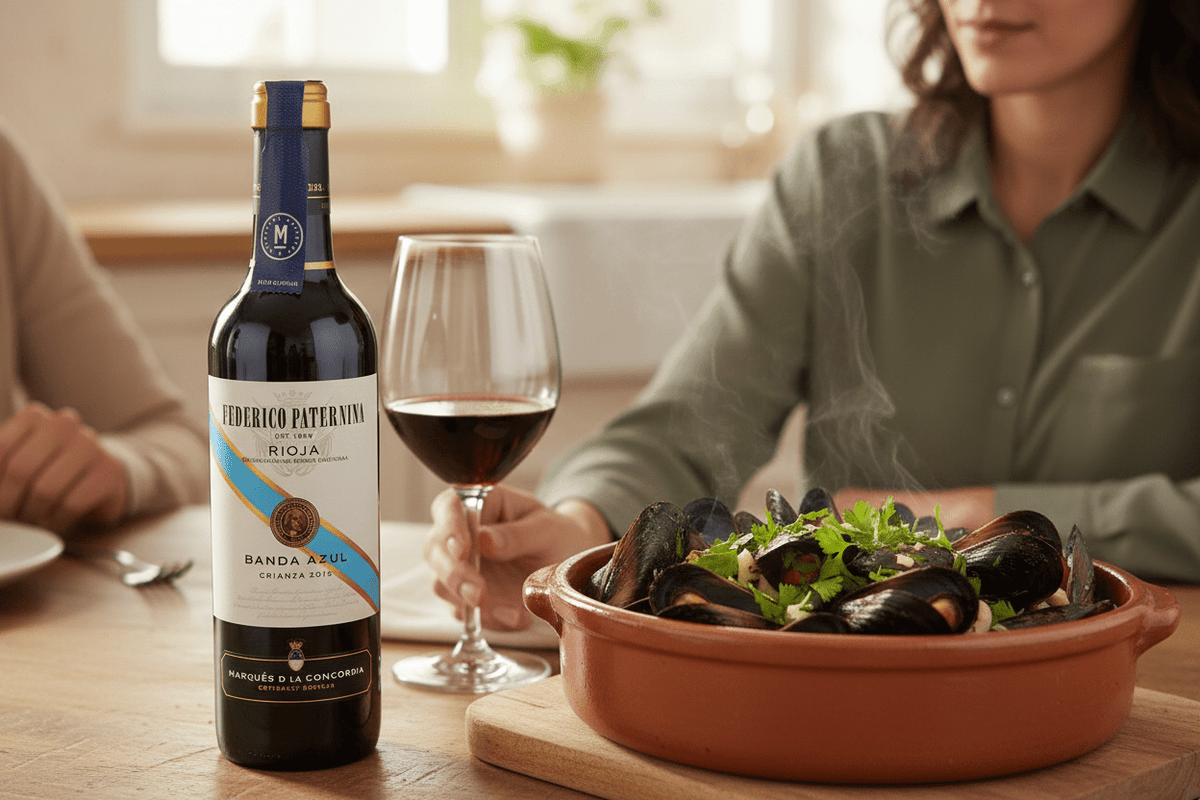 Vino Tinto Paternina Banda Azul Crianza de 375 ml - La Cava