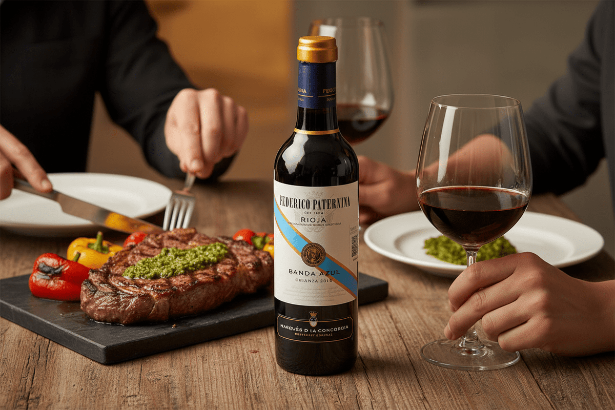 Vino Tinto Paternina Banda Azul Crianza de 375 ml - La Cava