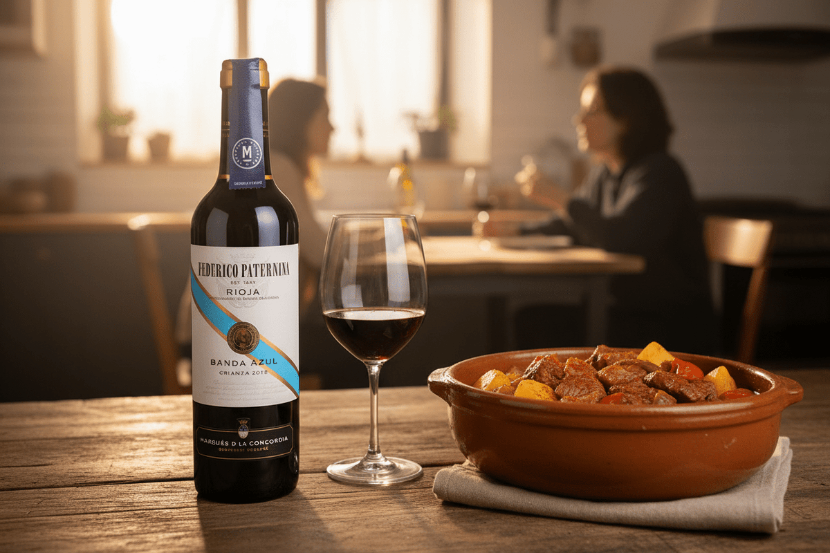 Vino Tinto Paternina Banda Azul Crianza de 750 ml - La Cava