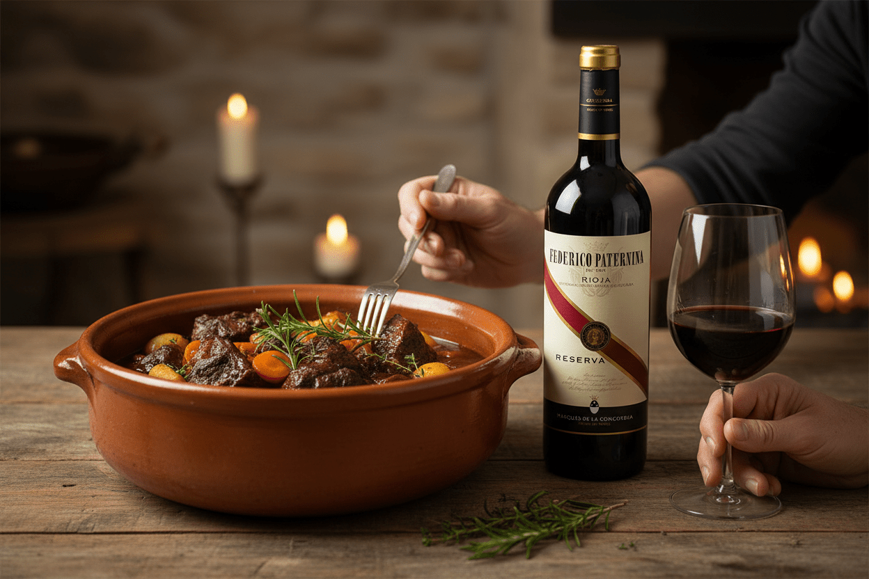 Vino Tinto Paternina Banda Roja Reserva de 750 ml - La Cava
