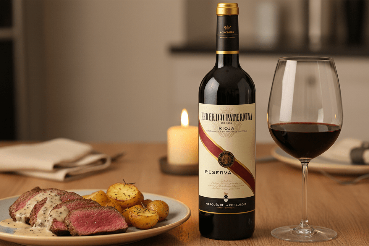 Vino Tinto Paternina Banda Roja Reserva de 750 ml - La Cava