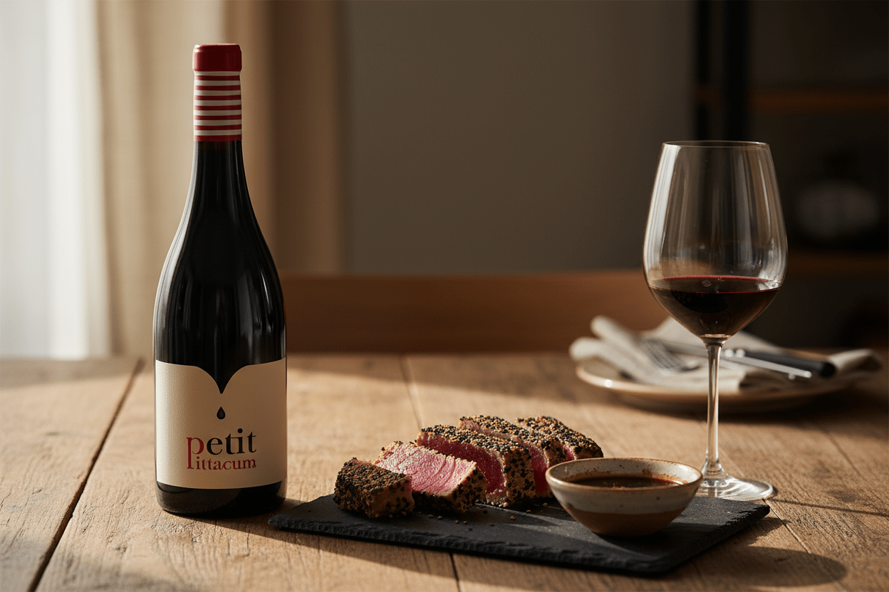 Vino Tinto Petit Pittacum 750ml 100% Mencía DO Bierzo - Vino de España - La Cava