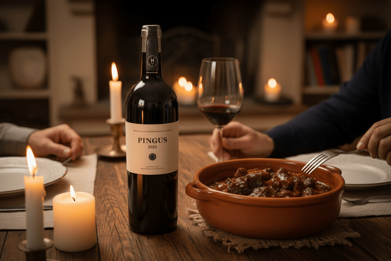 Vino Tinto Pingus 2021 de 750 ml - La Cava