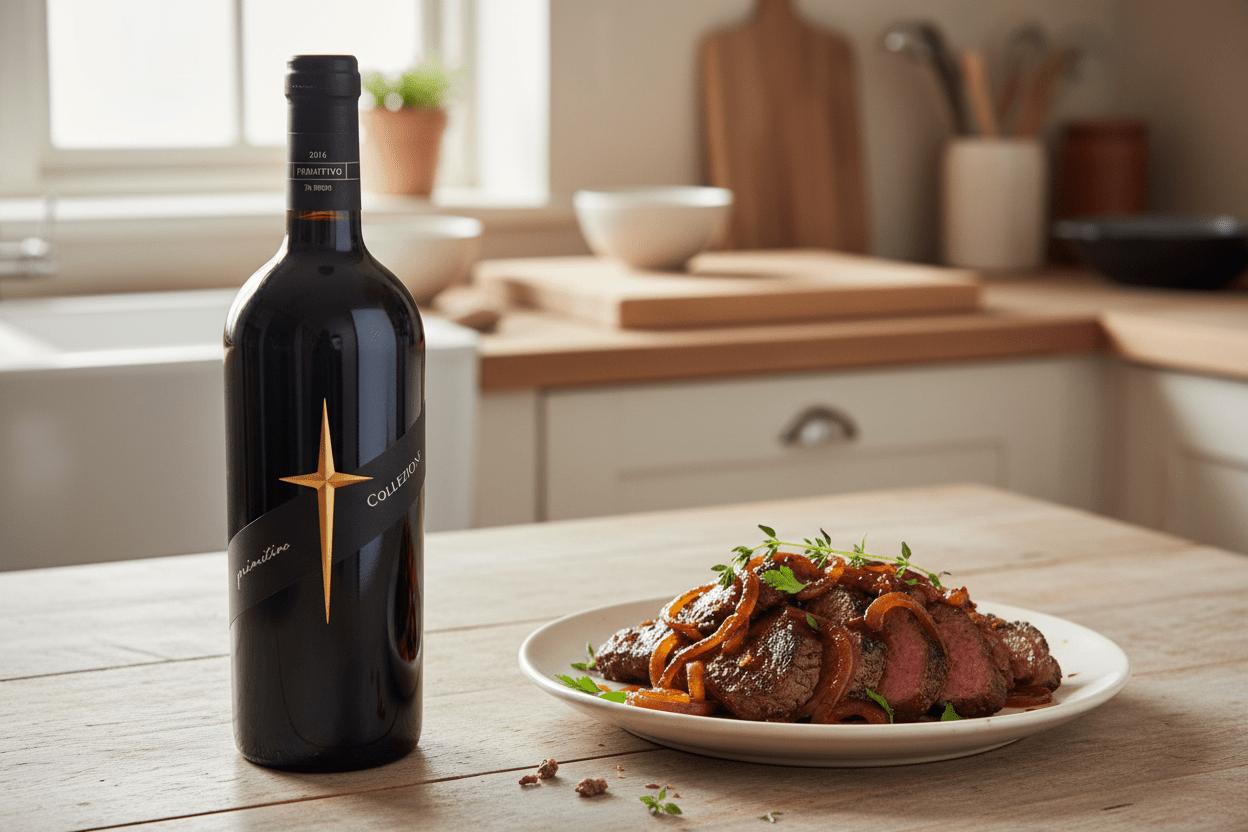 Vino tinto primitivo collefrisio 750ml - La Cava
