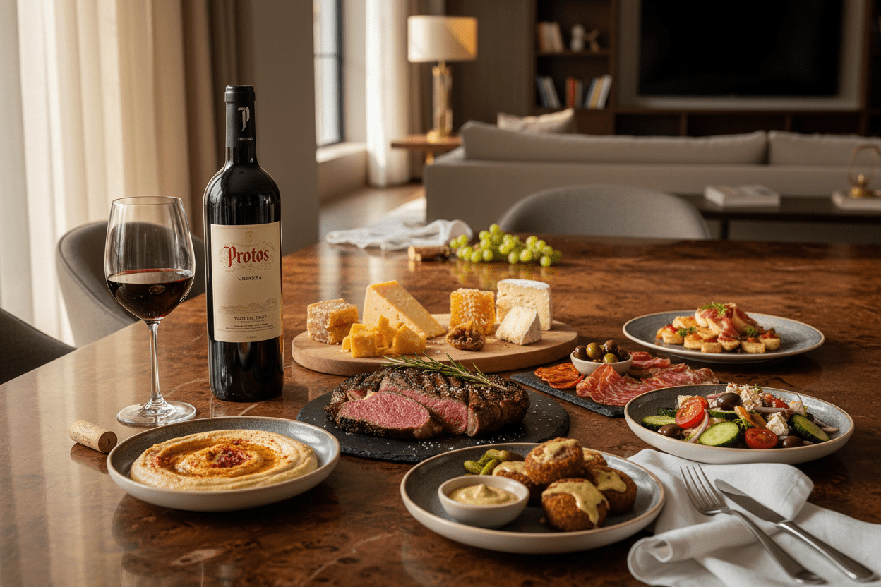 Vino Tinto Protos Crianza 750ml, Ribera del Duero - Vino de España - La Cava