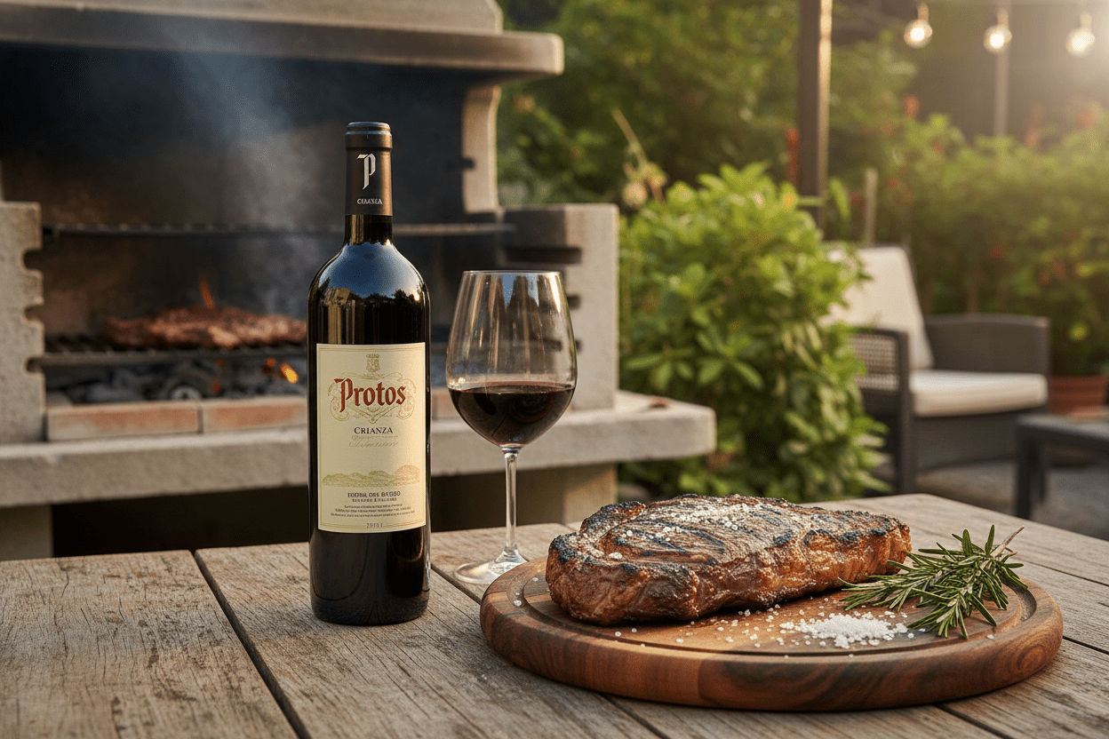 Vino Tinto Protos Crianza 750ml, Ribera del Duero - Vino de España - La Cava