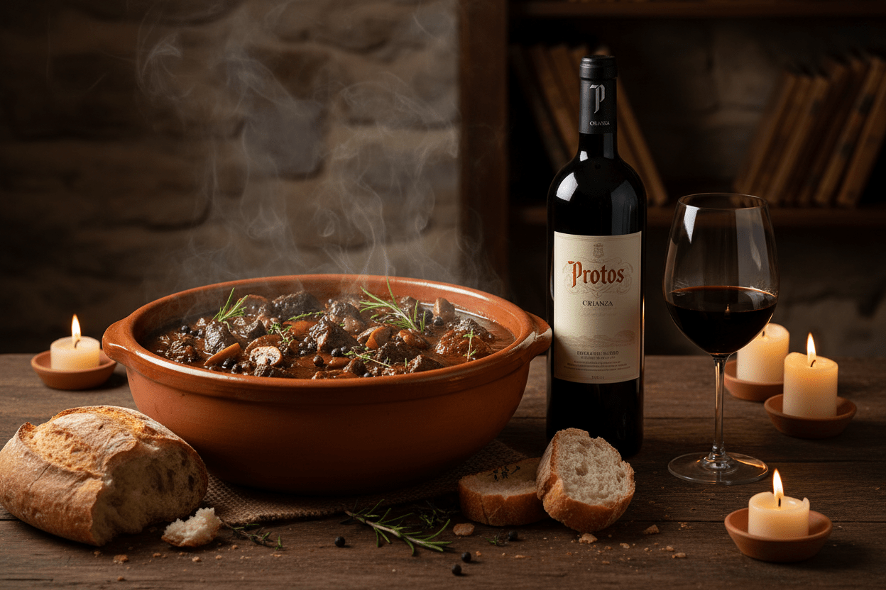 Vino Tinto Protos Crianza 750ml, Ribera del Duero - Vino de España - La Cava