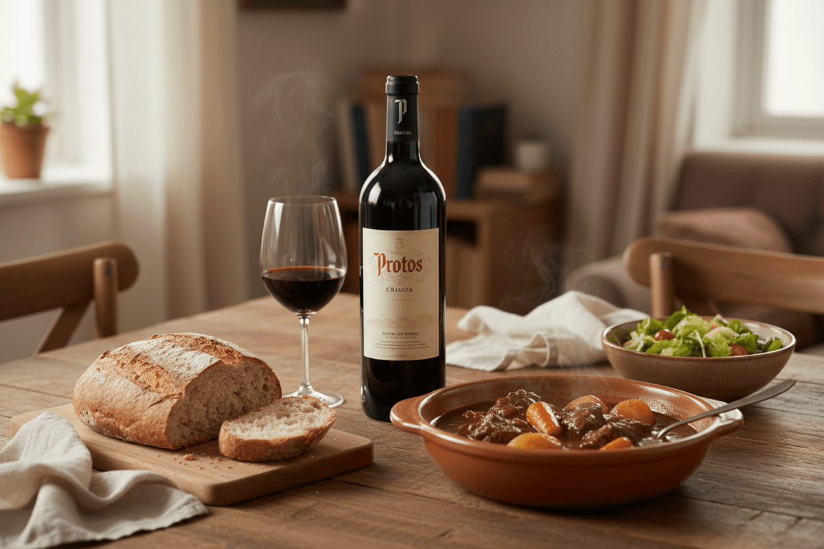 Vino Tinto Protos Crianza 750ml, Ribera del Duero - Vino de España - La Cava