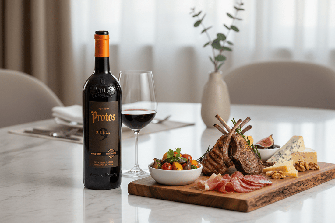 Vino Tinto Protos Ecológico 750ml 9 Meses en Barrica de Roble Ribera del Duero - Vino de España - La Cava