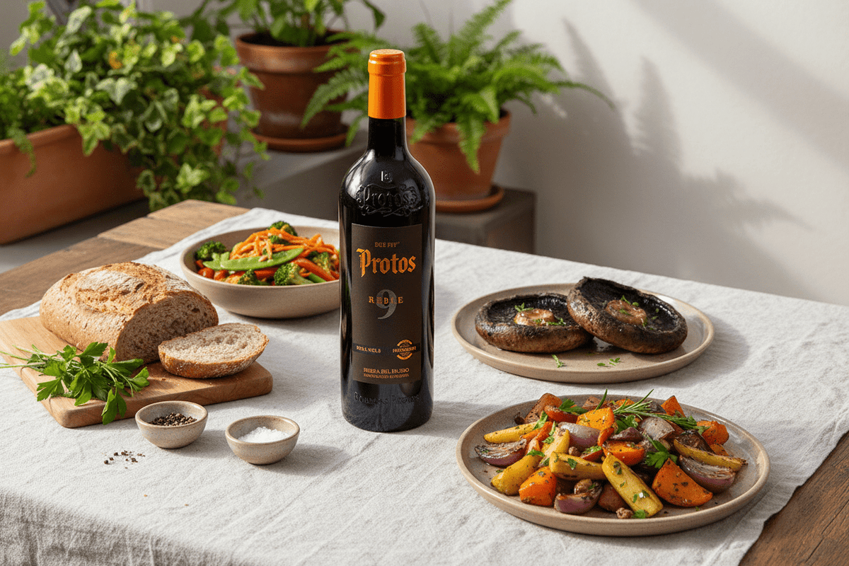Vino Tinto Protos Ecológico 750ml 9 Meses en Barrica de Roble Ribera del Duero - Vino de España - La Cava