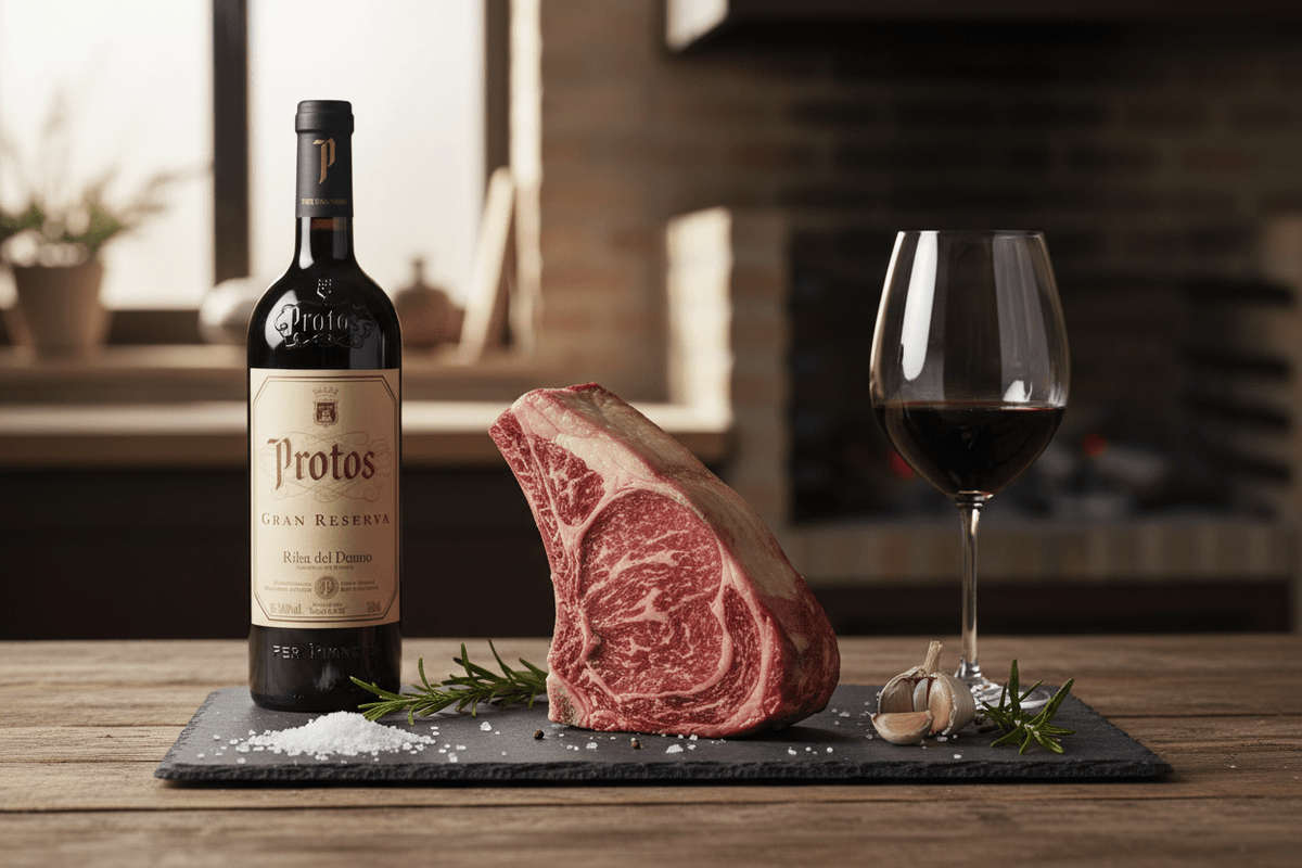 Vino Tinto Protos Gran Reserva 750ml 60 Meses de Crianza Ribera del Duero - Vino de España - La Cava