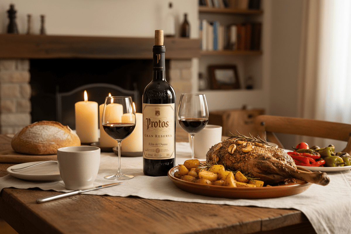 Vino Tinto Protos Gran Reserva 750ml 60 Meses de Crianza Ribera del Duero - Vino de España - La Cava