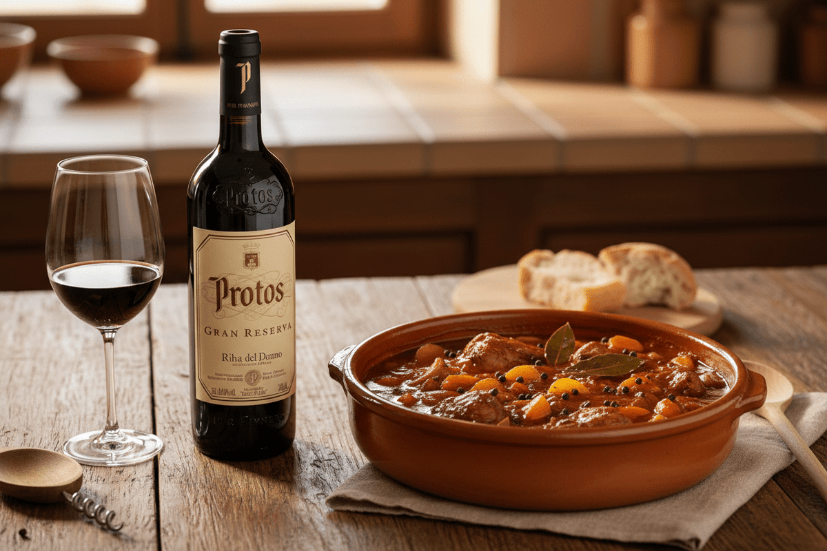 Vino Tinto Protos Gran Reserva 750ml 60 Meses de Crianza Ribera del Duero - Vino de España - La Cava