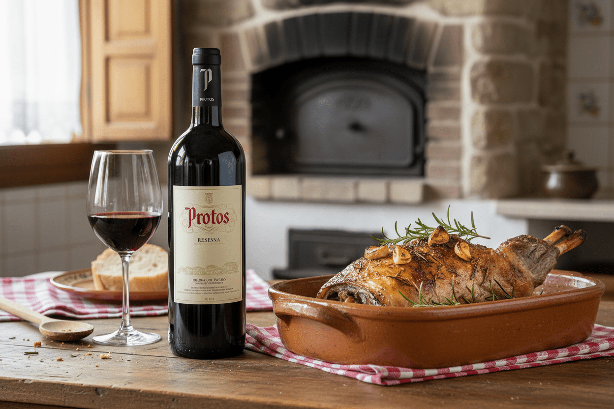Vino Tinto Protos Reserva 750ml 18 Meses en Barrica de Roble Ribera del Duero - Vino de España - La Cava