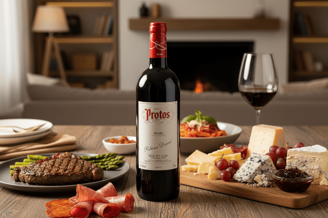 Vino Tinto Protos Roble 750ml 6 Meses en Barrica de Roble Ribera del Duero - Vino de España - La Cava