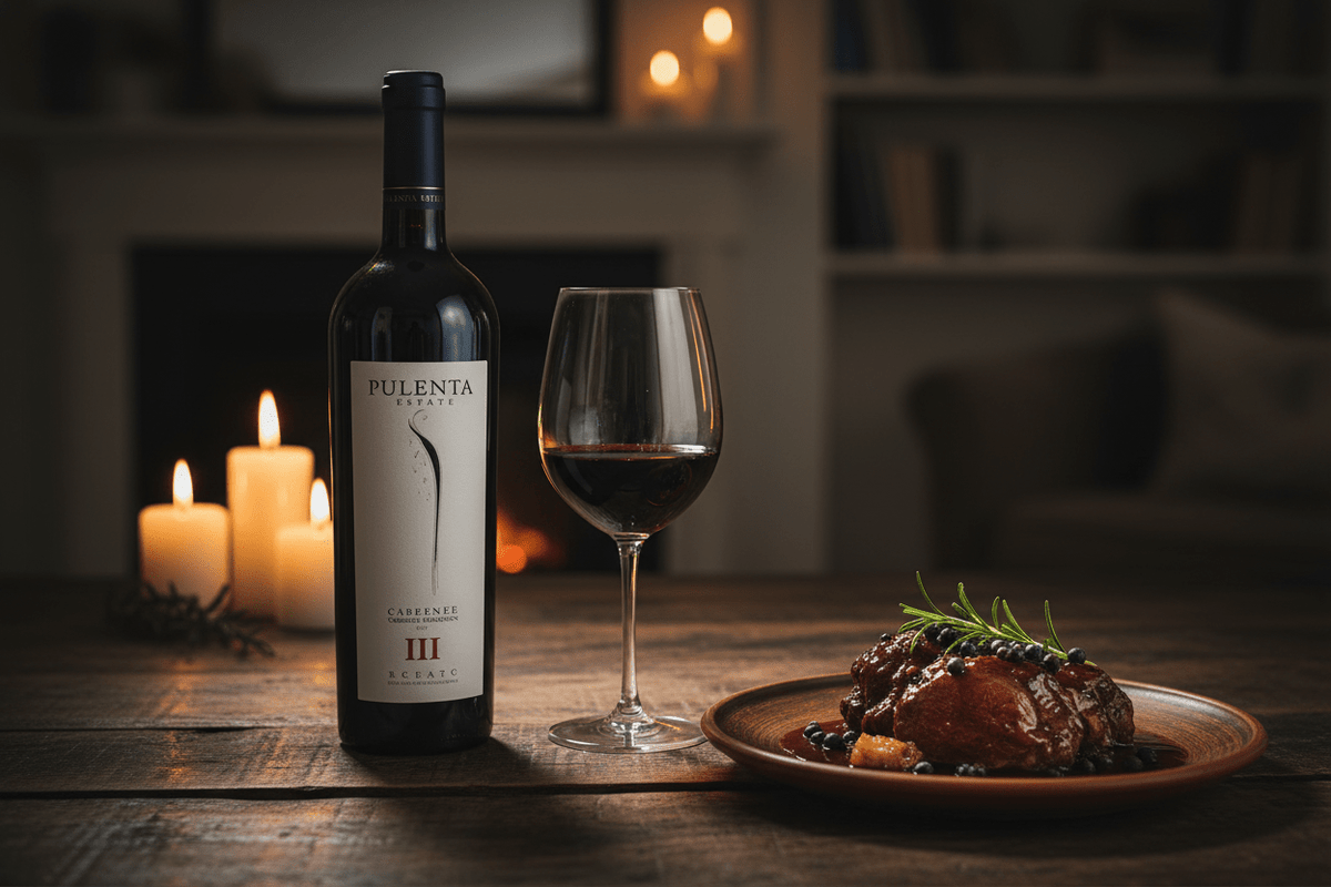 Vino Tinto Pulenta Estate Cabernet Sauvignon 750ml 201G - Vino Argentino - La Cava