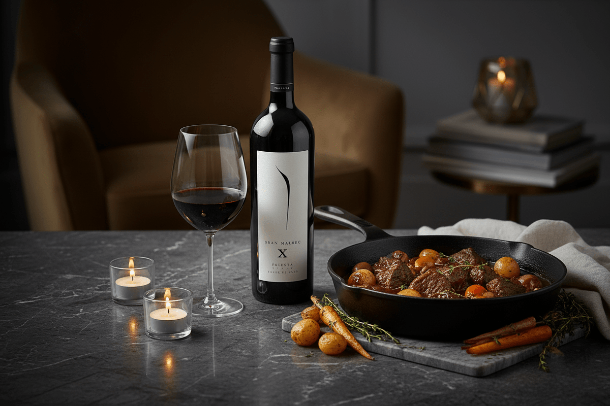 Vino Tinto Pulenta Gran Merlot 750ml 2018 - Vino Argentino - La Cava