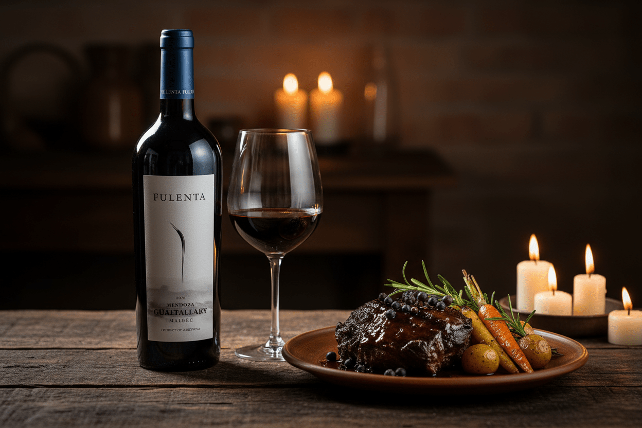 Vino Tinto Pulenta Single Vineyard Malbec Gualtallary 750ml 2016 - Vino Argentino - La Cava