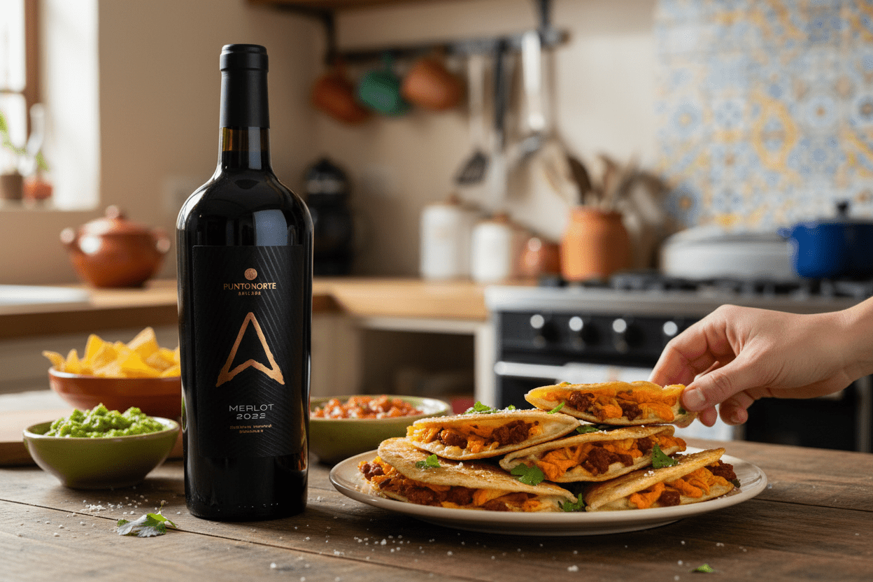 Vino Tinto Punto Norte Merlot 2022 Coahuila, México - Vino Mexicano - La Cava