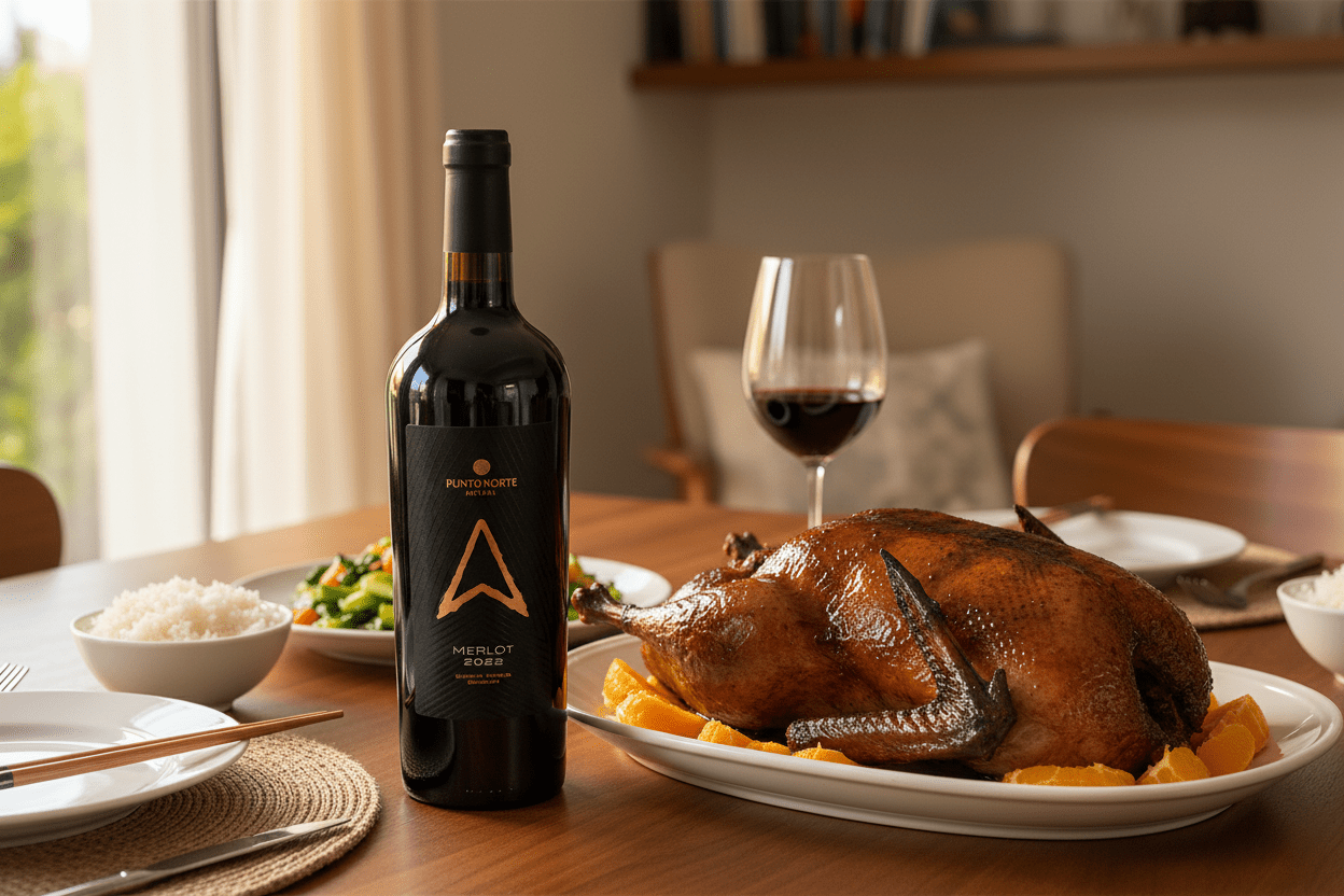 Vino Tinto Punto Norte Merlot 2022 Coahuila, México - Vino Mexicano - La Cava