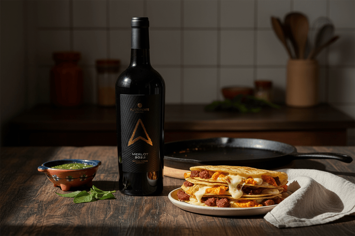 Vino Tinto Punto Norte Merlot 2022 Coahuila, México - Vino Mexicano - La Cava