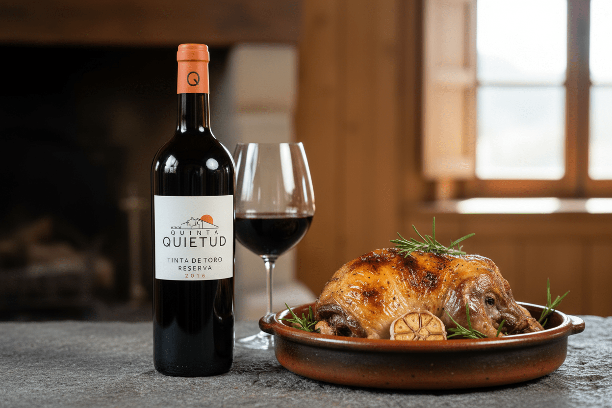 Vino Tinto Quinta Quietud 2019 Tinta de Toro Ecológico de Guarda - Vino de España - La Cava