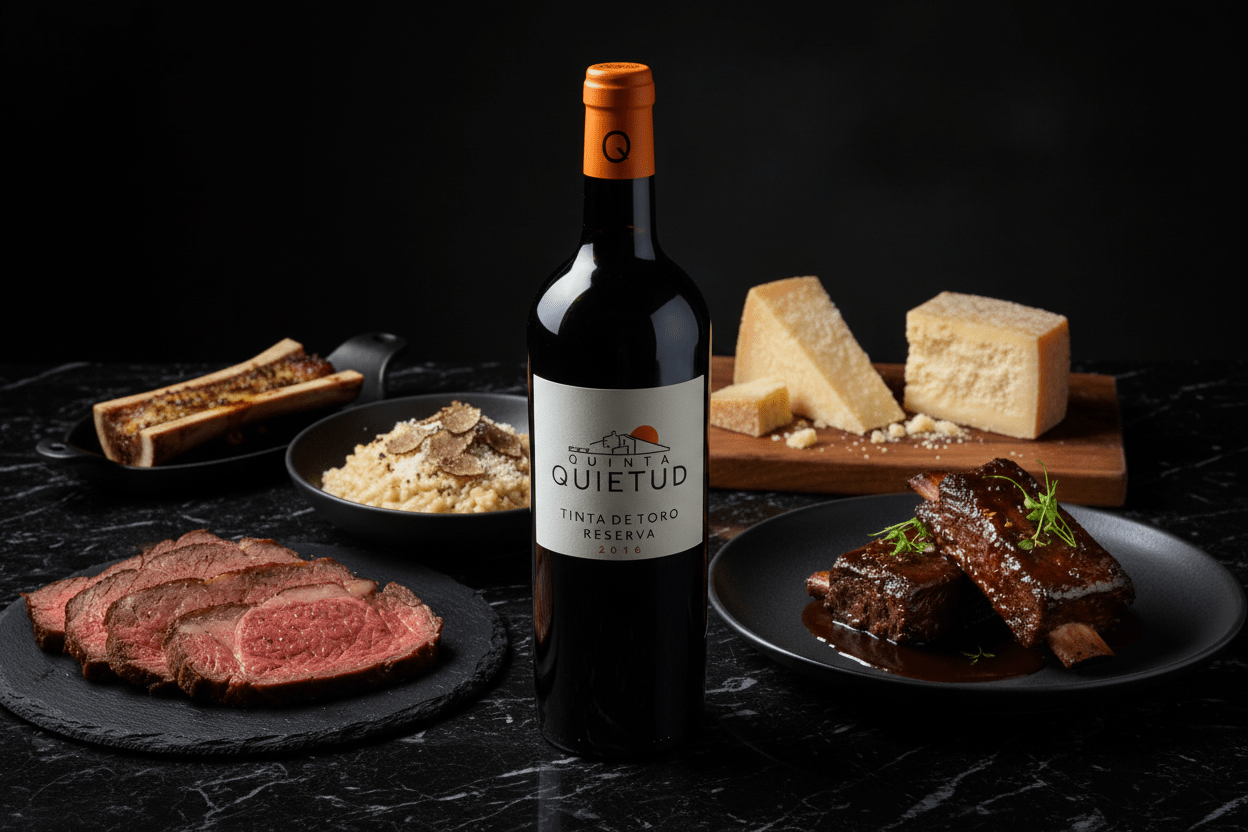 Vino Tinto Quinta Quietud 2019 Tinta de Toro Ecológico de Guarda - Vino de España - La Cava