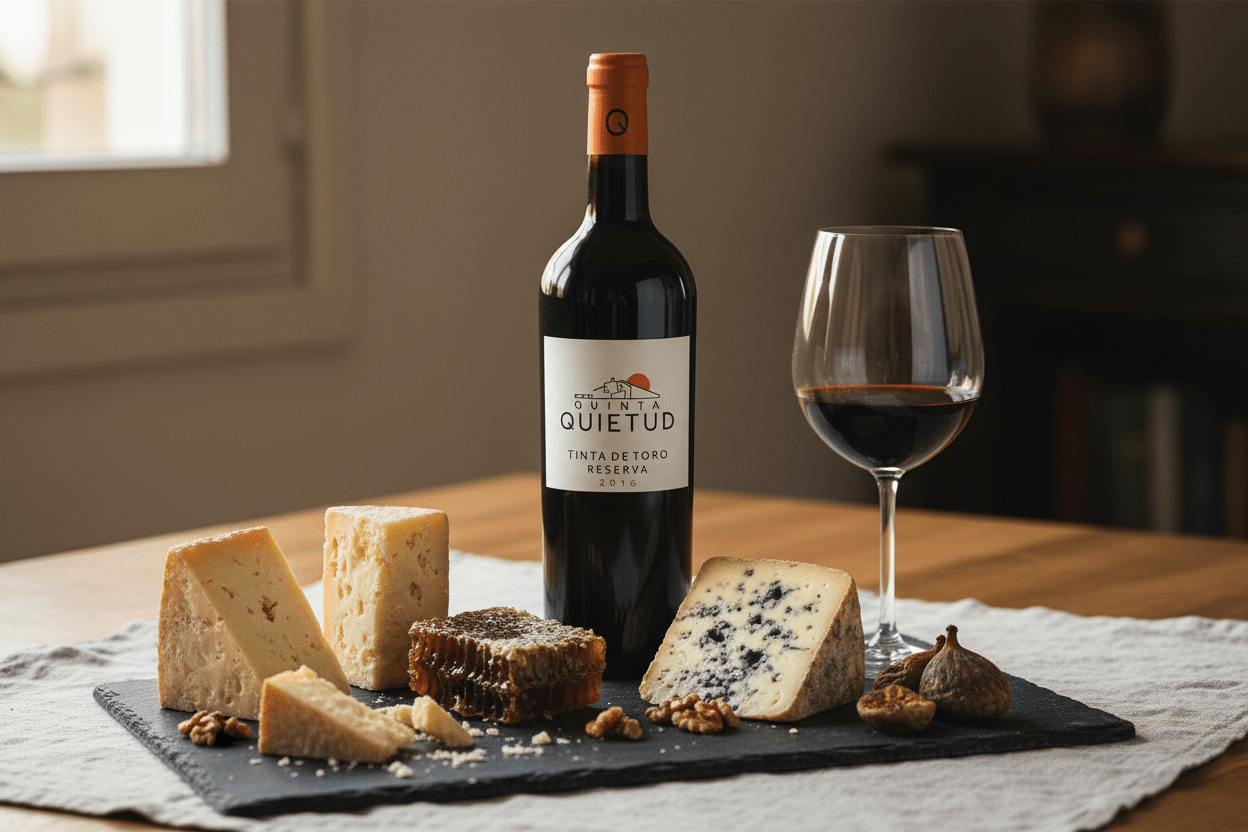 Vino Tinto Quinta Quietud 2019 Tinta de Toro Ecológico de Guarda - Vino de España - La Cava