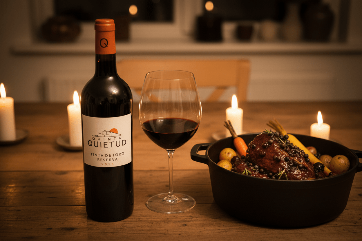 Vino Tinto Quinta Quietud 2019 Tinta de Toro Ecológico de Guarda - Vino de España - La Cava