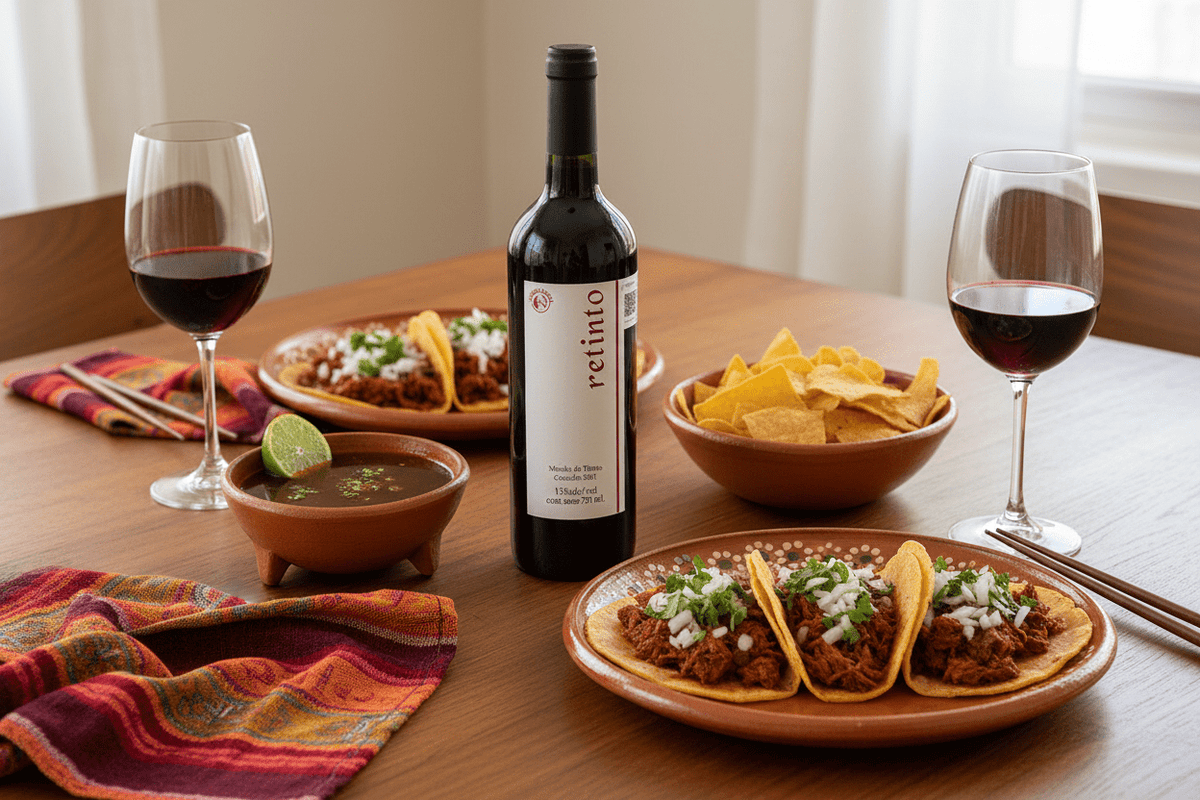 Vino Tinto Retinto 750ml Viñedos Azteca Querétaro, México - Vino Mexicano - La Cava