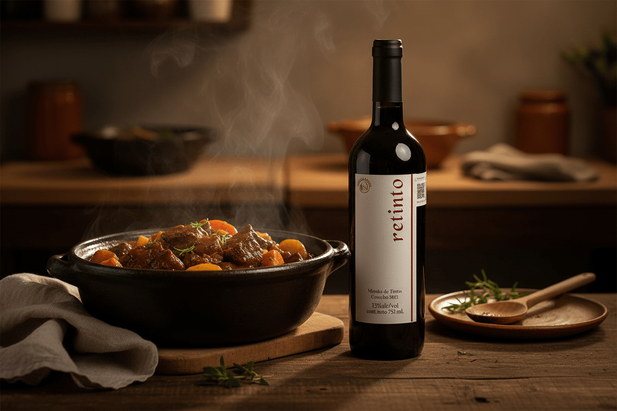 Vino Tinto Retinto 750ml Viñedos Azteca Querétaro, México - Vino Mexicano - La Cava