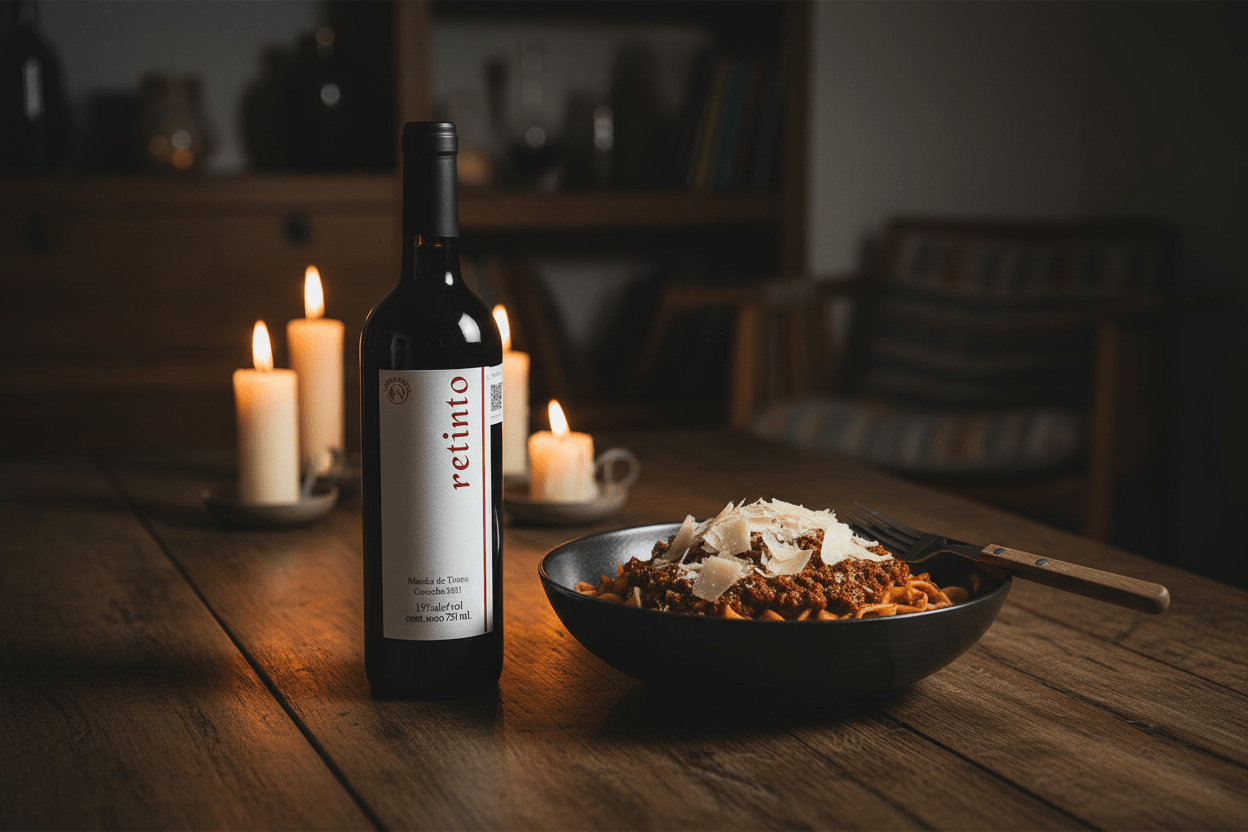 Vino Tinto Retinto 750ml Viñedos Azteca Querétaro, México - Vino Mexicano - La Cava