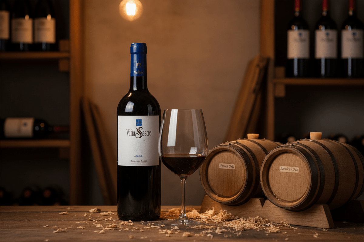 Vino Tinto Roble Ecológico 750ml Crianza Corta en Barrica Ribera del Duero - Vino de España - La Cava