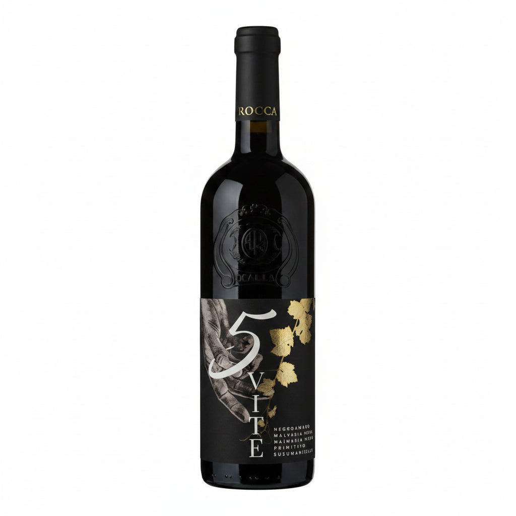 Vino Tinto Rocca 5 Vite Blend Tinto Puglia - Vino de Italia - La Cava