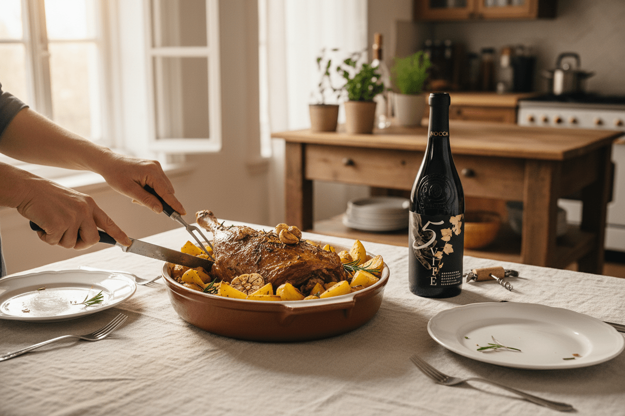Vino Tinto Rocca 5 Vite Blend Tinto Puglia - Vino de Italia - La Cava