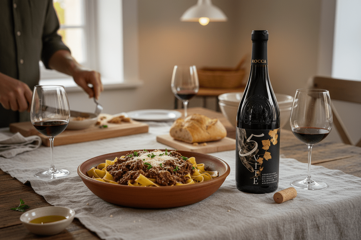 Vino Tinto Rocca 5 Vite Blend Tinto Puglia - Vino de Italia - La Cava