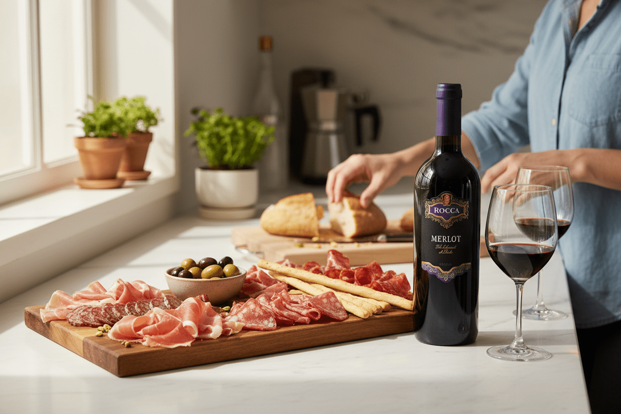 Vino Tinto Rocca Merlot Veneto - Vino de Italia - La Cava