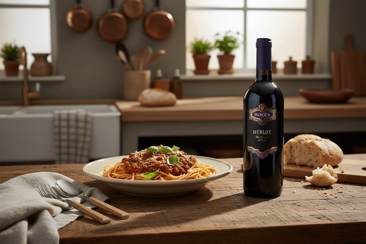 Vino Tinto Rocca Merlot Veneto - Vino de Italia - La Cava