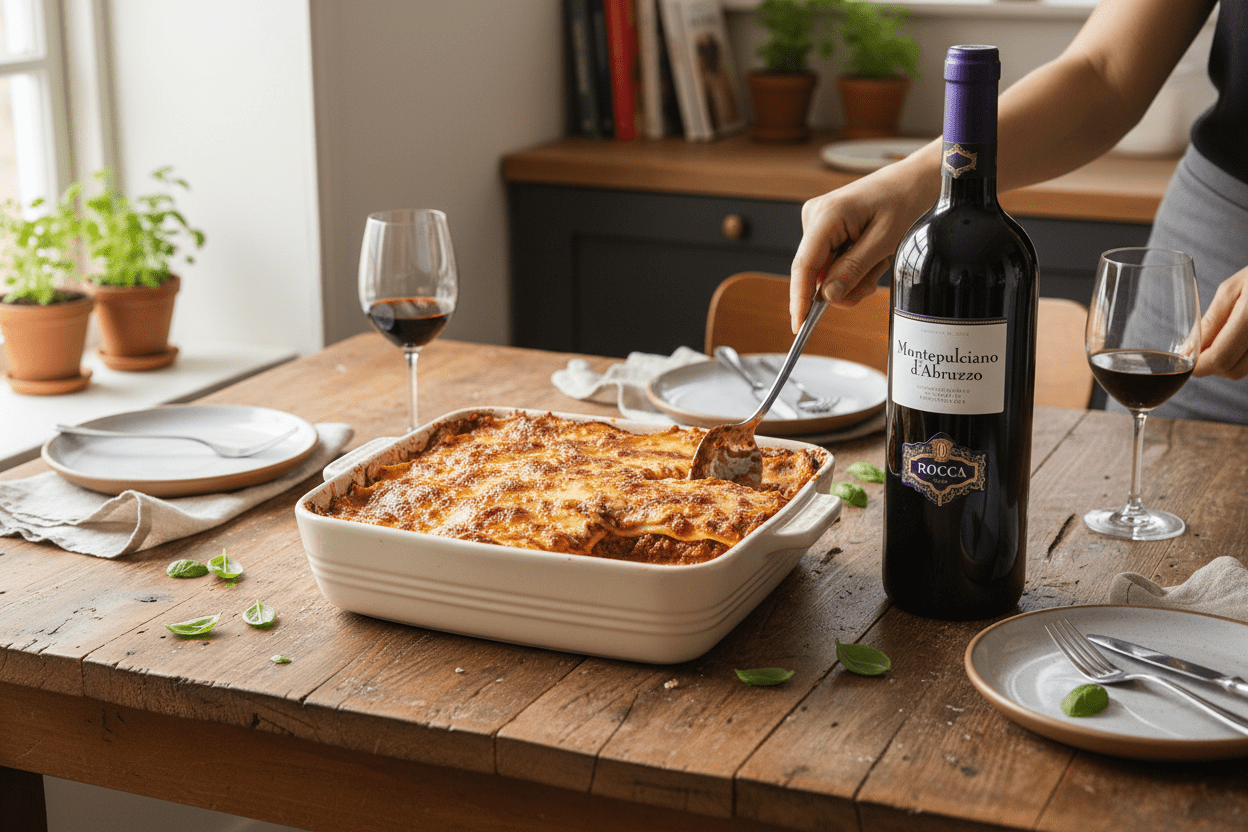 Vino Tinto Rocca Montepulciano D´abruzzo 1.5L - Vino de Italia - La Cava