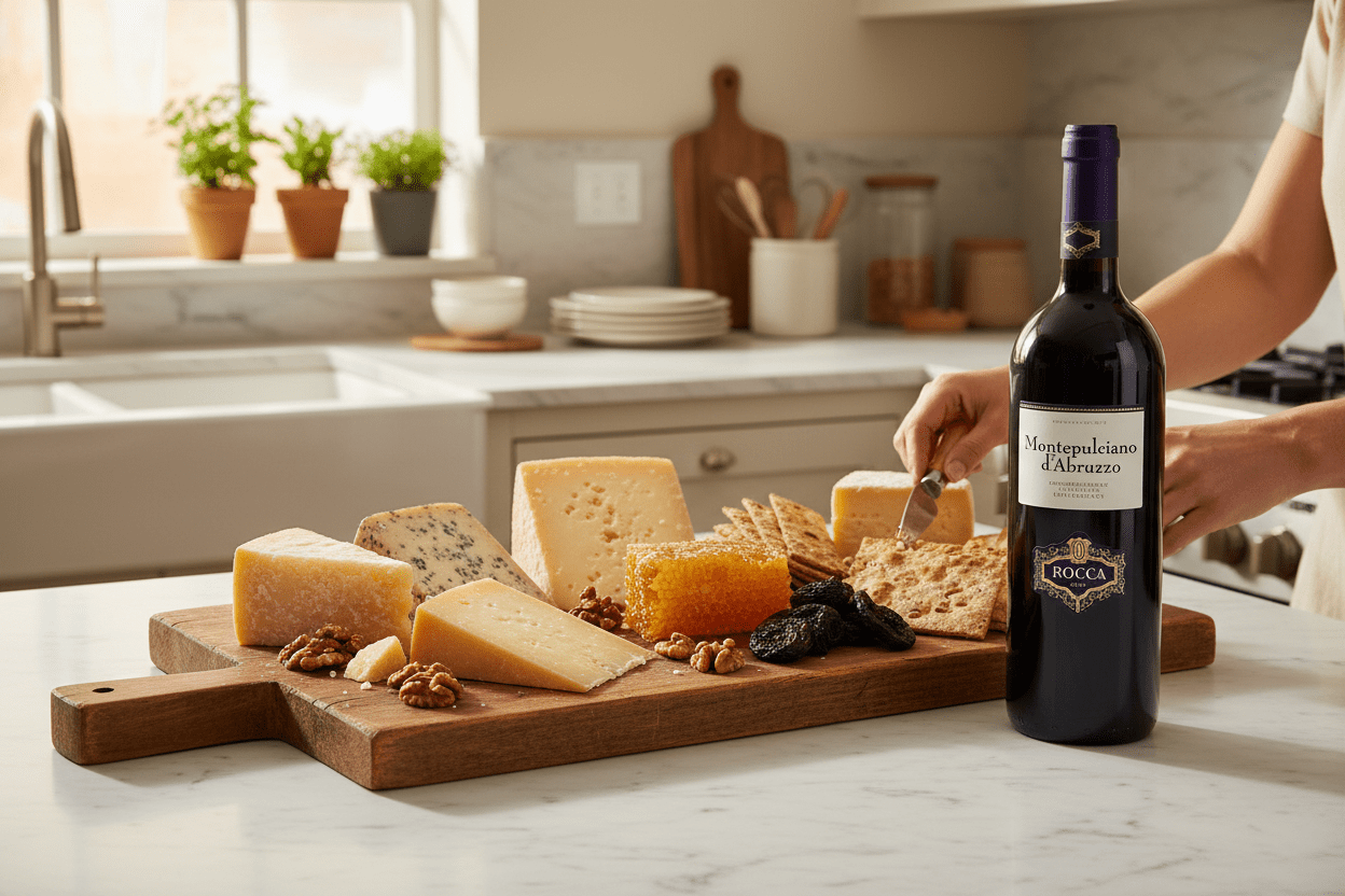 Vino Tinto Rocca Montepulciano D´abruzzo 1.5L - Vino de Italia - La Cava