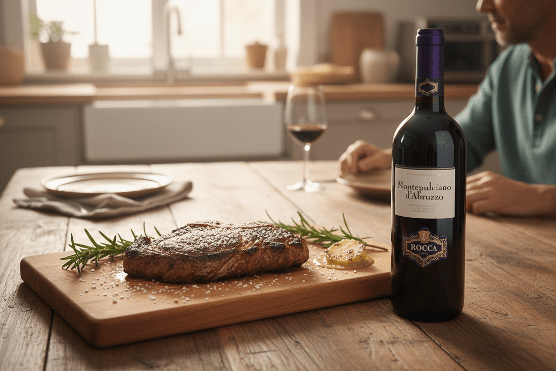 Vino Tinto Rocca Montepulciano D´abruzzo 750ml - Vino de Italia - La Cava