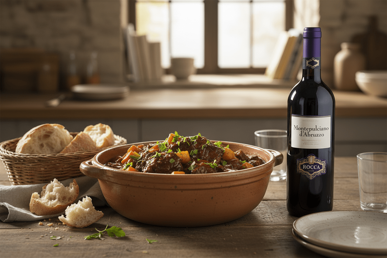 Vino Tinto Rocca Montepulciano D´abruzzo 750ml - Vino de Italia - La Cava